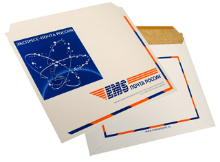 Картонный конверт для курьерской службы